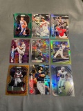 9 Card Lot of PRIZMS and REFRACTORS with Rookies & Stars from Huge Collection