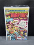 1976 Marvel Comics THE CHAMPIONS #6 Bronze Age Comic Book from Estate Collection - GHOST RIDER/BLACK