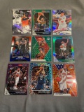 9 Card Lot of PRIZMS and REFRACTORS with Rookies & Stars from Huge Collection