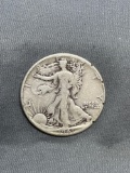 1941 United States Walking Liberty Silver Half Dollar - 90% Silver Coin from Estate Collection