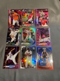 9 Card Lot of PRIZMS and REFRACTORS with Rookies & Stars from Huge Collection