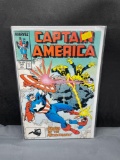 Vintage Marvel Comics CAPTAIN AMERICA #343 Copper Age Comic Book from Estate Collection