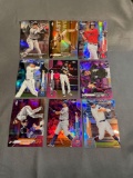 9 Card Lot of PRIZMS and REFRACTORS with Rookies & Stars from Huge Collection