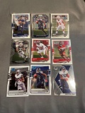 9 Card Lot of FOOTBALL ROOKIE Cards - Mostly Modern Sets - Hot!