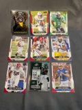 9 Card Lot of FOOTBALL ROOKIE Cards - Mostly Modern Sets - Hot!