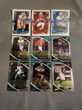 9 Card Lot of FOOTBALL ROOKIE Cards - Mostly Modern Sets - Hot!