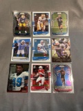 9 Card Lot of FOOTBALL ROOKIE Cards - Mostly Modern Sets - Hot!