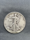 1945-S United States Walking Liberty Silver Half Dollar - 90% Silver Coin from Estate Collection