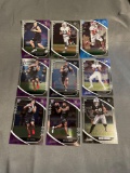 9 Card Lot of FOOTBALL ROOKIE Cards - Mostly Modern Sets - Hot!