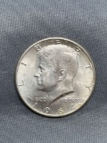1964 United States Kennedy Silver Half Dollar - 90% Silver Coin from Estate Collection