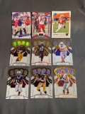 9 Card Lot of FOOTBALL ROOKIE Cards - Mostly Modern Sets - Hot!