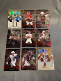 9 Card Lot of FOOTBALL ROOKIE Cards - Mostly Modern Sets - Hot!