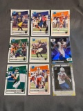 9 Card Lot of FOOTBALL ROOKIE Cards - Mostly Modern Sets - Hot!