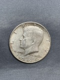 1964 United States Kennedy Silver Half Dollar - 90% Silver Coin from Estate Collection