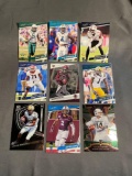 9 Card Lot of FOOTBALL ROOKIE Cards - Mostly Modern Sets - Hot!