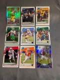 9 Card Lot of FOOTBALL ROOKIE Cards - Mostly Modern Sets - Hot!