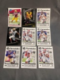 9 Card Lot of FOOTBALL ROOKIE Cards - Mostly Modern Sets - Hot!