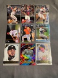 9 Card Lot of BASEBALL ROOKIE Cards - Mostly Modern Sets - Hot!