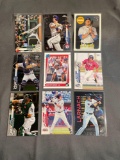 9 Card Lot of BASEBALL ROOKIE Cards - Mostly Modern Sets - Hot!