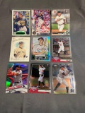 9 Card Lot of BASEBALL ROOKIE Cards - Mostly Modern Sets - Hot!