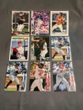 9 Card Lot of BASEBALL ROOKIE Cards - Mostly Modern Sets - Hot!