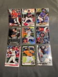 9 Card Lot of BASEBALL ROOKIE Cards - Mostly Modern Sets - Hot!