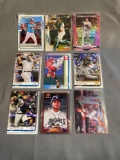 9 Card Lot of BASEBALL ROOKIE Cards - Mostly Modern Sets - Hot!