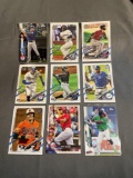 9 Card Lot of BASEBALL ROOKIE Cards - Mostly Modern Sets - Hot!