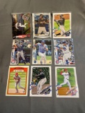 9 Card Lot of BASEBALL ROOKIE Cards - Mostly Modern Sets - Hot!