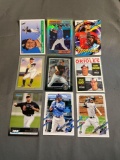 9 Card Lot of BASEBALL ROOKIE Cards - Mostly Modern Sets - Hot!