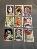 9 Card Lot of BASEBALL ROOKIE Cards - Mostly Modern Sets - Hot!