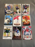 9 Card Lot of BASEBALL ROOKIE Cards - Mostly Modern Sets - Hot!