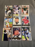 9 Card Lot of BASEBALL ROOKIE Cards - Mostly Modern Sets - Hot!