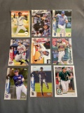 9 Card Lot of BASEBALL ROOKIE Cards - Mostly Modern Sets - Hot!