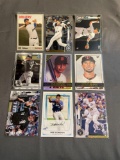 9 Card Lot of BASEBALL ROOKIE Cards - Mostly Modern Sets - Hot!