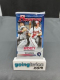 Factory Sealed 2021 BOWMAN Baseball 10 Card Pack