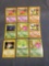 9 Card Lot of Vintage 1ST EDITION Pokemon WOTC Trading Cards from Childhood Collection