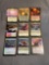 9 Count Lot of MAGIC the Gathering Gold Symbol RARE Cards from Collection