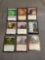 9 Count Lot of MAGIC the Gathering Gold Symbol RARE Cards from Collection