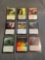 9 Count Lot of MAGIC the Gathering Gold Symbol RARE Cards from Collection