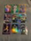 9 Card Lot of PRIZMS and REFRACTORS with Rookies & Stars from Huge Collection