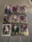 9 Card Lot of FOOTBALL ROOKIE Cards - Mostly Modern Sets - Hot!