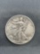 1943-S United States Walking Liberty Silver Half Dollar - 90% Silver Coin from Estate Collection