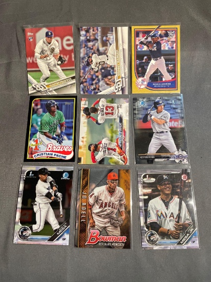 9 Card Lot of BASEBALL ROOKIE Cards from Huge Colletion - Stars, Future Stars and More!