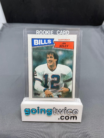 1987 Topps Football #362 JIM KELLY Buffalo Bills Rookie Trading Card