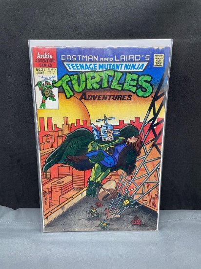 1991 Archie's Comics TEENAGE MUTANT NINJA TURTLES #21 Eastman and Laird's Comic Book from Collector