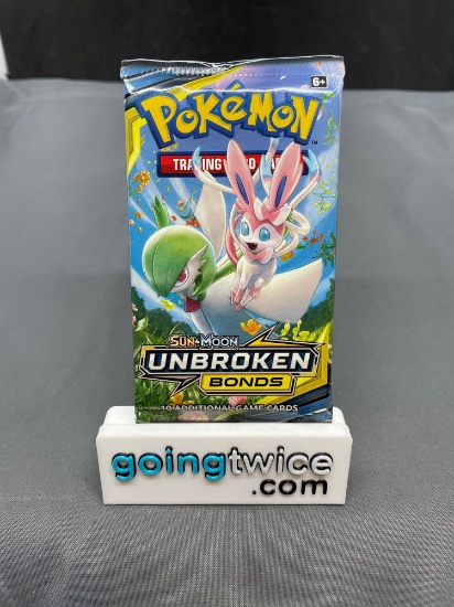 Factory Sealed Pokemon Sun & Moon UNBROKEN BONDS 10 Card Booster Pack