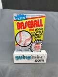 Factory Sealed 1989 FLEER Baseball 15 Cards & 1 Sticker Pack - Griffey RC? Ripken FF Error?