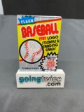 Factory Sealed 1989 FLEER Baseball 15 Cards & 1 Sticker Pack - Griffey RC? Ripken FF Error?