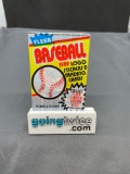 Factory Sealed 1989 FLEER Baseball 15 Cards & 1 Sticker Pack - Griffey RC? Ripken FF Error?